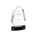 Norwood Black on Alberton Base Polygon Crystal Award
