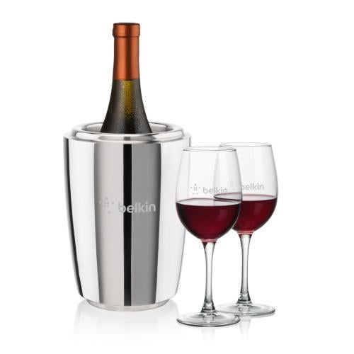 Corporate Gifts - Barware - Wine Accessories - Wine Coolers - Pescara Wine Cooler & Connoisseur Wine Set
