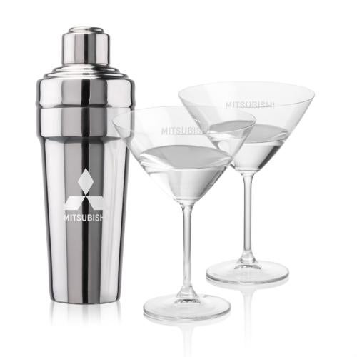 Corporate Gifts - Barware - Gift Sets - Milano Shaker & Coleford Martini Set