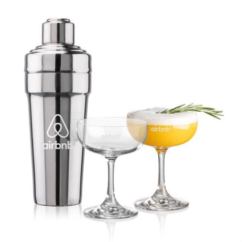 Corporate Gifts - Barware - Gift Sets - Milano Shaker & Mauritius Cocktail Set