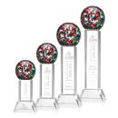Fantasia Clear on Stowe Base Globe Glass Award