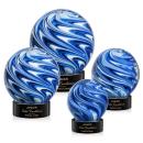 Naples Black on Stanrich Base Globe Glass Award