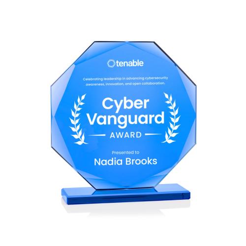 Awards and Trophies - Crystal Awards - Cavendale Polygon Crystal Award