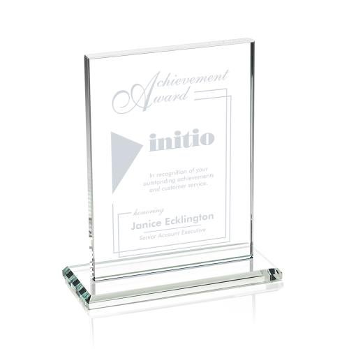 Awards and Trophies - Crystal Awards - Emperor Starfire (Vert) Rectangle Crystal Award