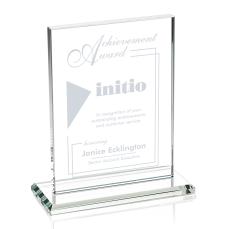 Emperor Starfire (Vert) Rectangle Crystal Award - Awards and Trophies