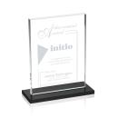 Emperor Black (Vert) Rectangle Crystal Award