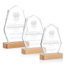 Andale Polygon Crystal Award - Crystal Awards