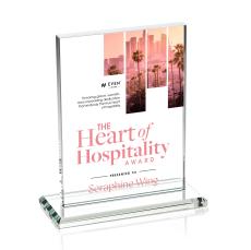 Emperor Full Color Starfire (Vert) Rectangle Crystal Award - Awards and Trophies