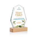 Andale Full Color Polygon Crystal Award