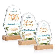 Andale Full Color Polygon Crystal Award - Crystal Awards