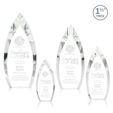 Fortier Peaks Crystal Award - Awards and Trophies