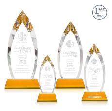 Fortier Amber on Entwhistle Base Peaks Crystal Award - Crystal Awards