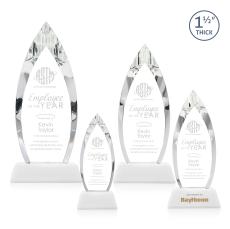Fortier White on Entwhistle Base Peaks Crystal Award - Crystal Awards