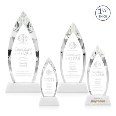 Fortier White on Entwhistle Base Peaks Crystal Award - Awards and Trophies