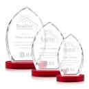 Wilton Red on Alberton Base Peaks Crystal Award