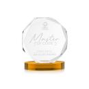 Acadian Amber on Alberton Base Polygon Crystal Award