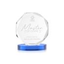 Acadian Sky Blue on Alberton Base Polygon Crystal Award