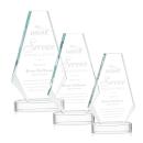 Kingsley Clear on Alberton Base Polygon Crystal Award