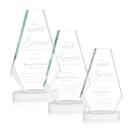 Kingsley White on Alberton Base Polygon Crystal Award