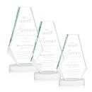 Kingsley White on Alberton Base Polygon Crystal Award