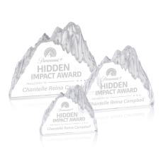 Glacier Iceberg Peaks Crystal Award - Crystal Awards