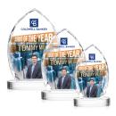 Wilton Full Color Clear on Alberton Base Peaks Crystal Award