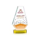 Kingsley Full Color Gold on Alberton Base Polygon Crystal Award