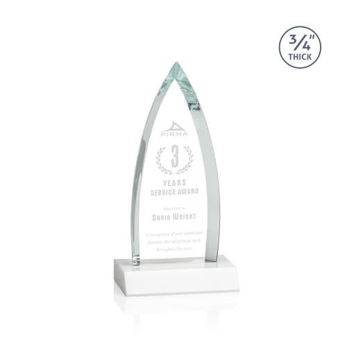 Awards and Trophies - Crystal Awards - Shildon White Peaks Crystal Award
