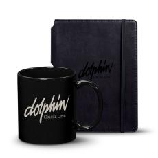 Employee Gifts - Eccolo Tempo Journal/Malibu Mug Set