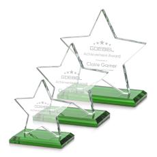 Employee Gifts - Sudbury Green Star Crystal Award