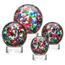 Fantasia Clear on Stanrich Base Globe Glass Award