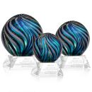 Malton Clear on Sheffield Base Globe Glass Award