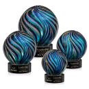 Malton Black on Stanrich Base Globe Glass Award