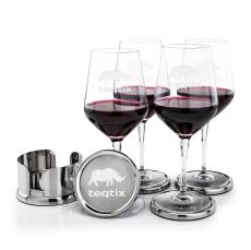 Baldoni Coasters & Germain Wine Set - Corporate Gifts