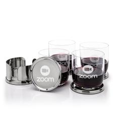 Baldoni Coasters & Dunhill Stemless Wine Set - Corporate Gifts