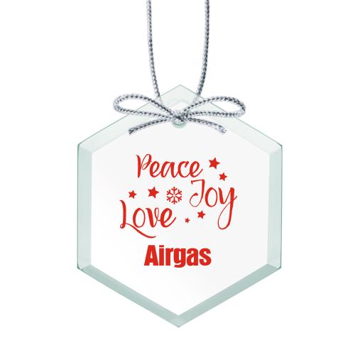 Corporate Gifts - Ornaments - Jade Ornament - Hexagon Imprinted