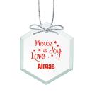 Jade Ornament - Hexagon Imprinted