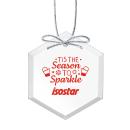 Starfire Ornament - Hexagon Imprinted