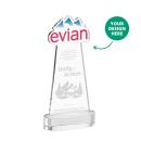EdgeCraft Clear (via Air) on Alberton Base Unique Crystal Award