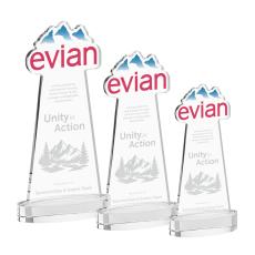 EdgeCraft Clear (via Air) on Alberton Base Unique Crystal Award - Awards and Gifts