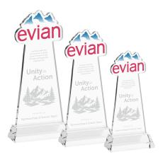 EdgeCraft Clear (via Air) on Hartford Base Unique Crystal Award - Awards and Trophies