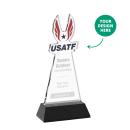 EdgeCraft Black (via Air) on Hartford Base Unique Crystal Award