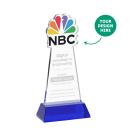 EdgeCraft Blue (via Air) on Hartford Base Unique Crystal Award