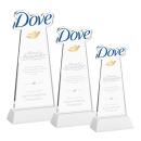 EdgeCraft White (via Air) on Hartford Base Unique Crystal Award