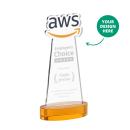 EdgeCraft Amber (via Ocean) on Alberton Base Unique Crystal Award