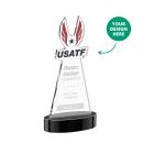 EdgeCraft Black (via Ocean) on Alberton Base Unique Crystal Award