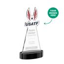 EdgeCraft Black (via Ocean) on Alberton Base Unique Crystal Award