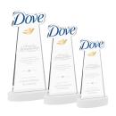 EdgeCraft White (via Ocean) on Alberton Base Unique Crystal Award