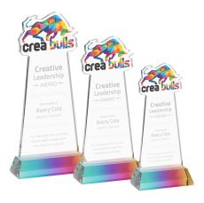 EdgeCraft Prismatic (via Ocean) on Hartford Base Unique Crystal Award - Awards and Trophies