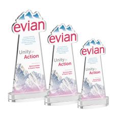 EdgeCraft Full Color Unique on Alberton Base-Clear (via Air) Crystal Award - Awards and Trophies